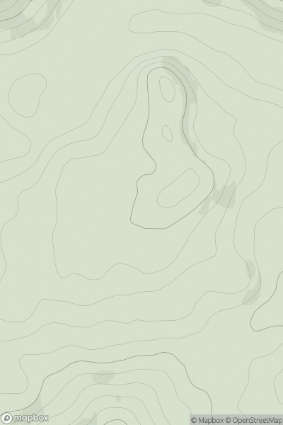 Thumbnail image for Creag nam Fitheach [Mull and Nearby Islands] showing contour plot for surrounding peak